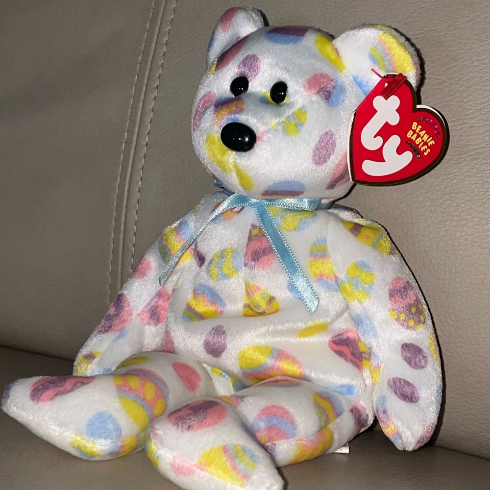 TY Beanie Baby Eggs 2004 Plush Bear